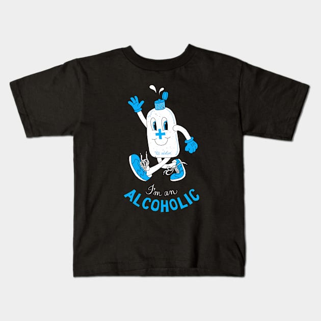 Alcoholic Kids T-Shirt by alpha jerk